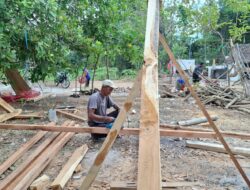 Rehab RTLH TMMD 129 Gunakan Kayu Jati Berkualitas Demi Rumah yang Lebih Kokoh
