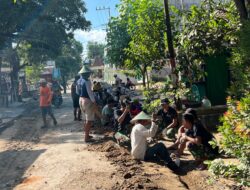 Semangat Gotong Royong Warnai Pengerjaan Sasaran Fisik TMMD ke-129 di Bulu Lor