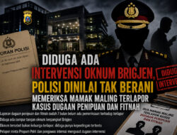 Laporan Dugaan Penipuan dan Fitnah Belum Berkembang, Muncul Isu Intervensi yang Diminta Ditelusuri
