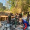“Kerjane Mening” – Warga Bulu Lor Puji Kerja Keras Satgas TMMD 129