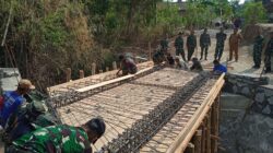 Dansatgas TMMD 129 Kodim 0802 Ponorogo Tinjau Langsung Progres Pembangunan di Desa Bulu Lor
