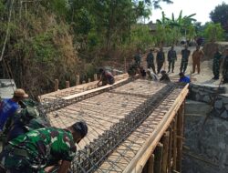 Dansatgas TMMD 129 Kodim 0802 Ponorogo Tinjau Langsung Progres Pembangunan di Desa Bulu Lor