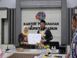 Perkuat Sinergi Lintas Sektor, Kantor Pertanahan Kabupaten Madiun dan Pemkab Tandatangani Nota Kesepakatan