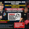 Direktur Reserse Kriminal Umum Polda Sumut Kombes Pol Cornelis Mangarahon Simanjuntak Diminta Segera Proses Laporan Dugaan Penipuan, Tangkap Dua Terlapor Orang Tua Maling Ponsel di Pancur Batu 
