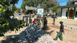 Antusias Warga Bulu Lor Gotong Royong Sukseskan Program TMMD 129