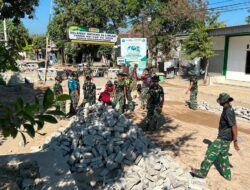Antusias Warga Bulu Lor Gotong Royong Sukseskan Program TMMD 129