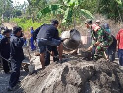 Gotong Royong Total: Cor Jembatan Bulu Lor Dikerahkan Semua Unsur Hingga PSHT-PSHW