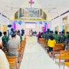 Tempuh 34 Km ke Kota, Satgas TMMD Umat Nasrani Ibadah Bareng di Gereja GKIN