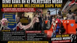 Penyelenggara Tegaskan BH dalam Aksi di Polrestabes Medan Merupakan Simbol Kritik, Bukan Bentuk Pelecehan