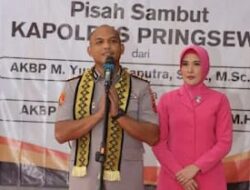 AKBP Dadi Perdana Putra Resmi Jabat Kapolres Pringsewu Gantikan AKBP M. Yunnus Saputra