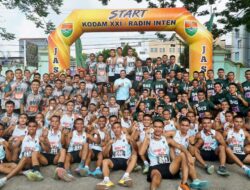 Pangdam XXI/RI Lepas Lari 10K, Perkuat Soliditas Prajurit di HUT Ke-1 Kodam Radin Inten