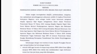 Magetan Perketat Disiplin ASN: Belanja dan Jualan Saat Dinas Dilarang Keras