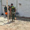 Rehab RTLH Ibu Parmi Tembus 70%, Satgas TMMD 129 dan Warga Gupit Pacu Pengecoran