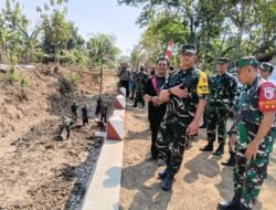 Waasintel Kasad Cek Langsung Progres TMMD 129 Bulu Lor Ponorogo