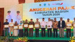 BPN Kabupaten Madiun Berhasil Terima Penghargaan atas Sinergi Optimalisasi Penerimaan Pajak Daerah