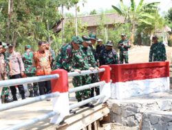 Usai Ditutup, Proyek Fisik TMMD 129 di Desa Bulu Lor Ditinjau Langsung Pejabat