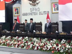 Paripurna DPRD Kabupaten Blitar Dengarkan Pidato Kenegaraan Presiden Prabowo Subianto