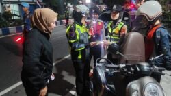 Polres Ponorogo Gelar Razia Malam, 56 Kendaraan Diperiksa Demi Kamtibmas Kondusif