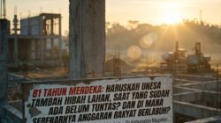 81 TAHUN MERDEKA: HARUSKAH UNESA TAMBAH HIBAH LAHAN, SAAT YANG SUDAH ADA BELUM TUNTAS? DAN DI MANA SEBENARNYA ANGGARAN RAKYAT BERLABUH?
