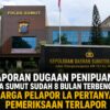 Laporan Penipuan di Polda Sumut Mandek 8 Bulan, Keluarga LA Minta Kepastian Hukum