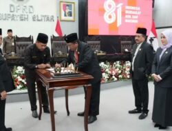 DPRD Kabupaten Blitar Saat Penandatanganan Nota Kesepakatan KUA-PPAS 2027