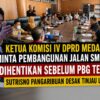 Bangunan Jalan SM Raja Diprotes, Komisi IV DPRD Medan Minta Aktivitas Pembangunan Dihentikan