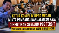 Bangunan Jalan SM Raja Diprotes, Komisi IV DPRD Medan Minta Aktivitas Pembangunan Dihentikan