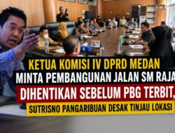 Bangunan Jalan SM Raja Diprotes, Komisi IV DPRD Medan Minta Aktivitas Pembangunan Dihentikan