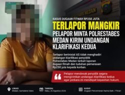 Tuduh Korban Peras Maling Rp250 Juta, Terlapor Diduga Tunjukkan Kehebatannya dengan Abaikan Undangan Polrestabes Medan 
