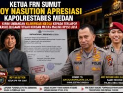 FRN Sumut Apresiasi Polrestabes Medan Kirim Undangan Klarifikasi Kedua Kasus Dugaan Fitnah Rp250 Juta