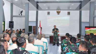 Dandim Ponorogo Ajak Prajurit Kerja Maksimal dan Penuh Rasa Syukur