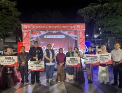 Sambut HUT RI ke-81, Lomba Karaoke Lagu Perjuangan Digelar di Pasar Baru Magetan