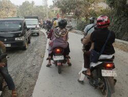 Proyek Jalan Provinsi Pringsewu–Kalirejo Picu Keluhan Warga Akibat Debu Pekat