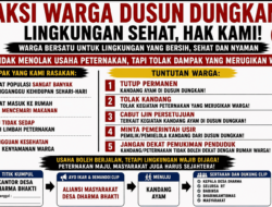 Warga Dusun Dungkan Pagar Kandang Ayam Tuntut Penutupan Permanen Karena Bau dan Lalat