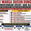 Warga Dusun Dungkan Pagar Kandang Ayam Tuntut Penutupan Permanen Karena Bau dan Lalat