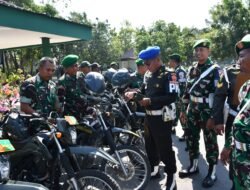 Kodim 0802 Ponorogo Gandeng Subdenpom Cek Kelayakan Kendaraan Dinas Prajurit