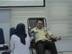 Semarak HANTARU 2026, Kantor Pertanahan Kabupaten Madiun Gelar Donor Darah