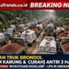 Ratusan Truk Brondol Antre 3 Hari di Selutung Mandor, Petani Rugi dan Diduga Langgar Tata Niaga