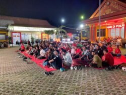 Nobar di Mapolres Blitar Kota, Ratusan Warga Pecah Euforia Saksikan Timnas Juara ASEAN Cup 2026 Lewat Adu Penalti