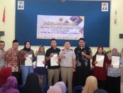 Kantor Pertanahan Kabupaten Magetan Serahkan 128 Sertifikat PTSL kepada Masyarakat Kelurahan Sampung