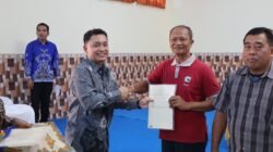 Kantor Pertanahan Kabupaten Magetan Serahkan 417 Sertifikat PTSL kepada Masyarakat Desa Tanjungsepreh