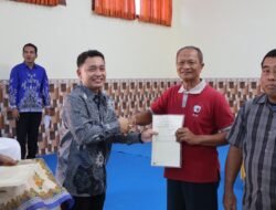 Kantor Pertanahan Kabupaten Magetan Serahkan 417 Sertifikat PTSL kepada Masyarakat Desa Tanjungsepreh