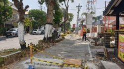 Pemkab Magetan Mulai Proyek Peningkatan Saluran Drainase dan Trotoar di Jl. Ahmad Yani