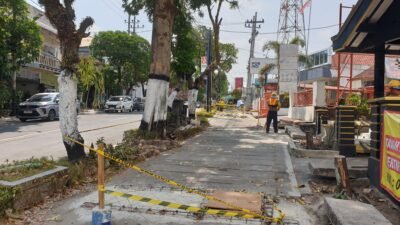 Pemkab Magetan Mulai Proyek Peningkatan Saluran Drainase dan Trotoar di Jl. Ahmad Yani