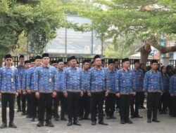 Kobarkan Semangat Persatuan, Kantor Pertanahan Kabupaten Madiun Gelar Upacara Hari Sumpah Pemuda